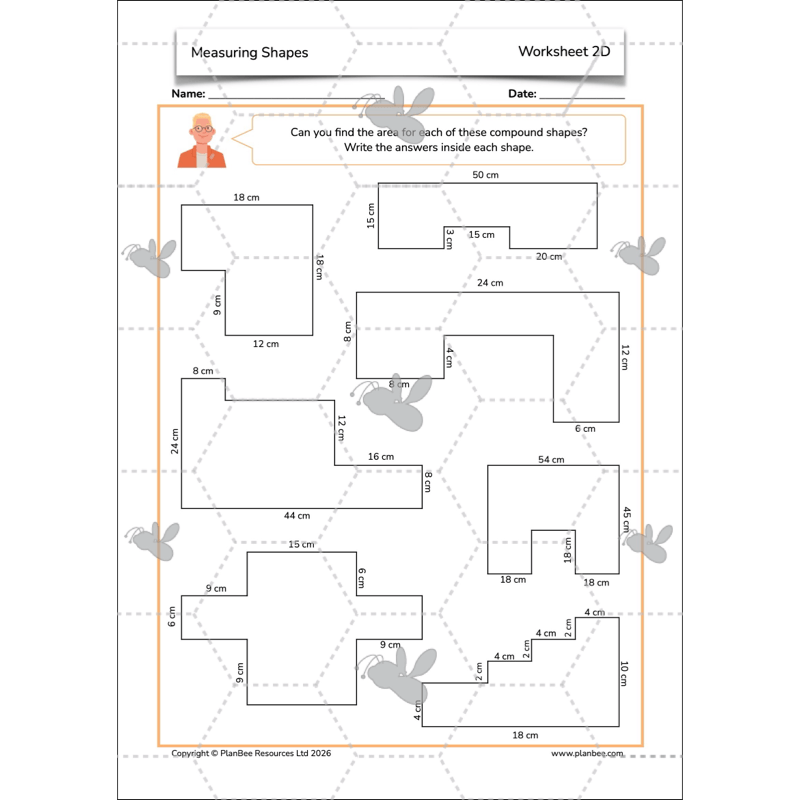 PlanBee Measuring Shapes Year 5 Maths Planning by PlanBee