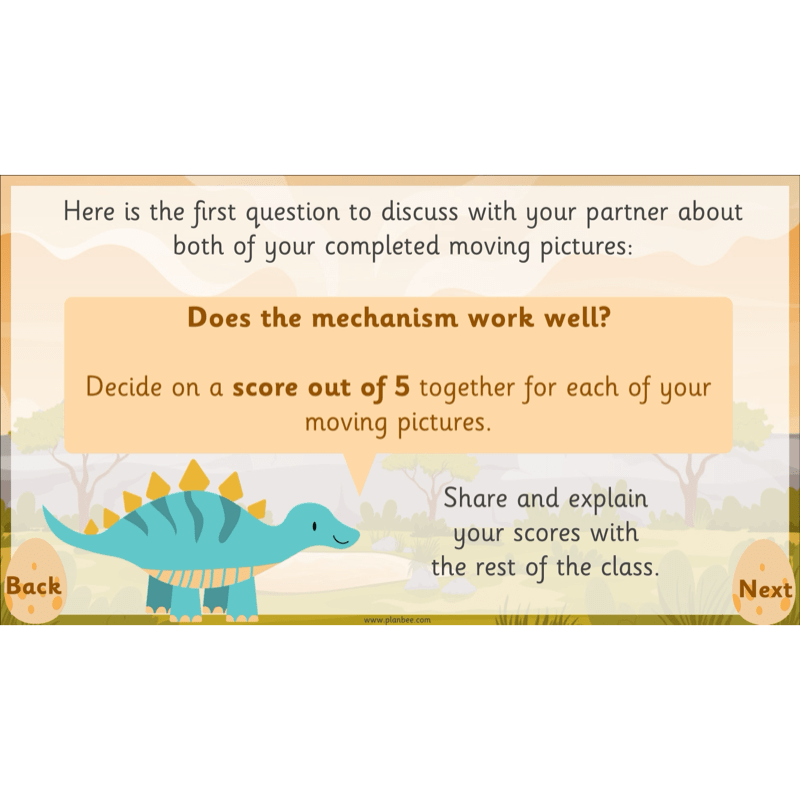 PlanBee Moving Dinosaurs KS1 | DT lessons