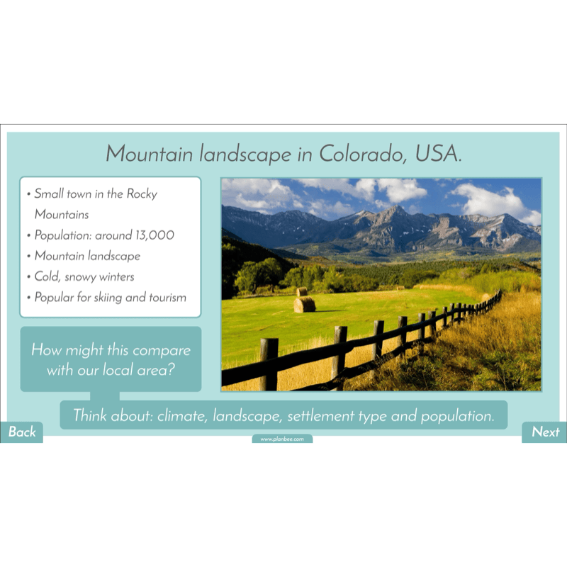 PlanBee North America KS2 Geography Lesson Pack