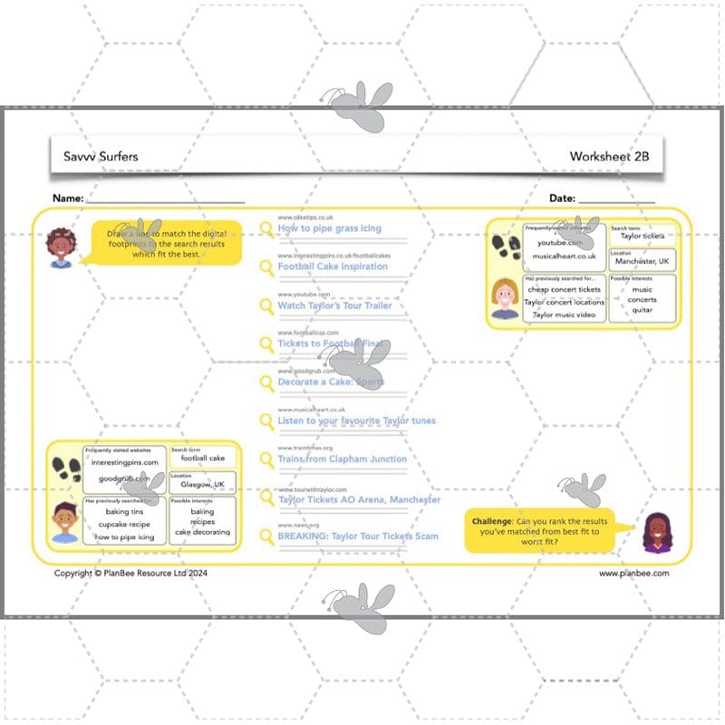 PlanBee Savvy Surfers Online Safety Year 3 PSHE Lessons by PlanBee