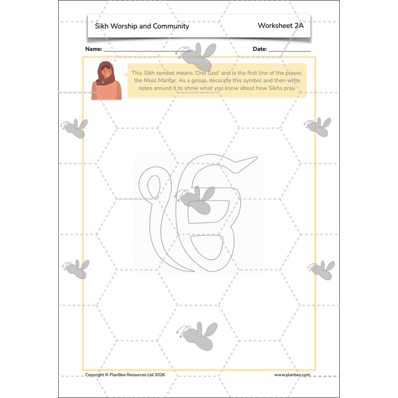 PlanBee KS2 Sikh Worship and Community KS2 lesson plans by PlanBee