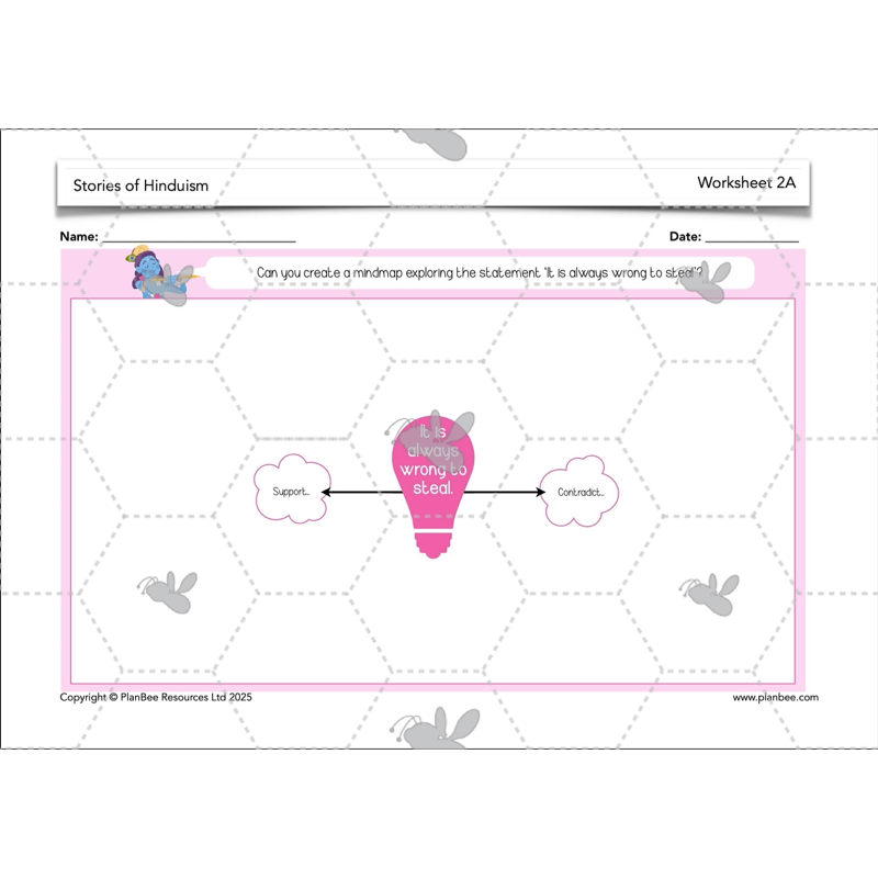 PlanBee Primary Resources Hinduism KS2 RE Lesson Pack | PlanBee