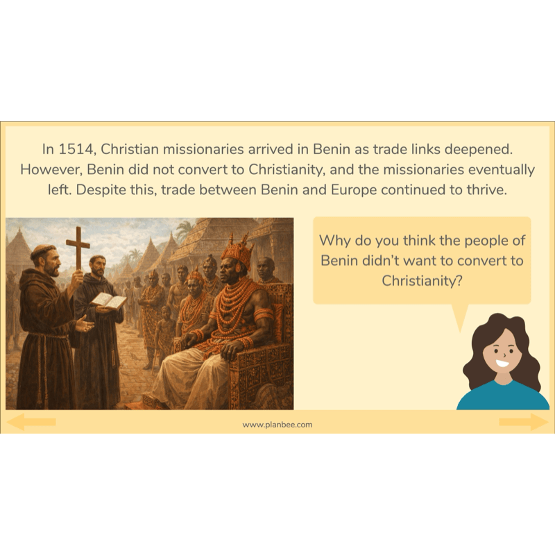 PlanBee The Kingdom of Benin KS2 History Lesson Pack