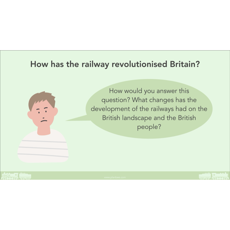 PlanBee The Railway Revolution: Industrial Revolution KS2 PlanBee