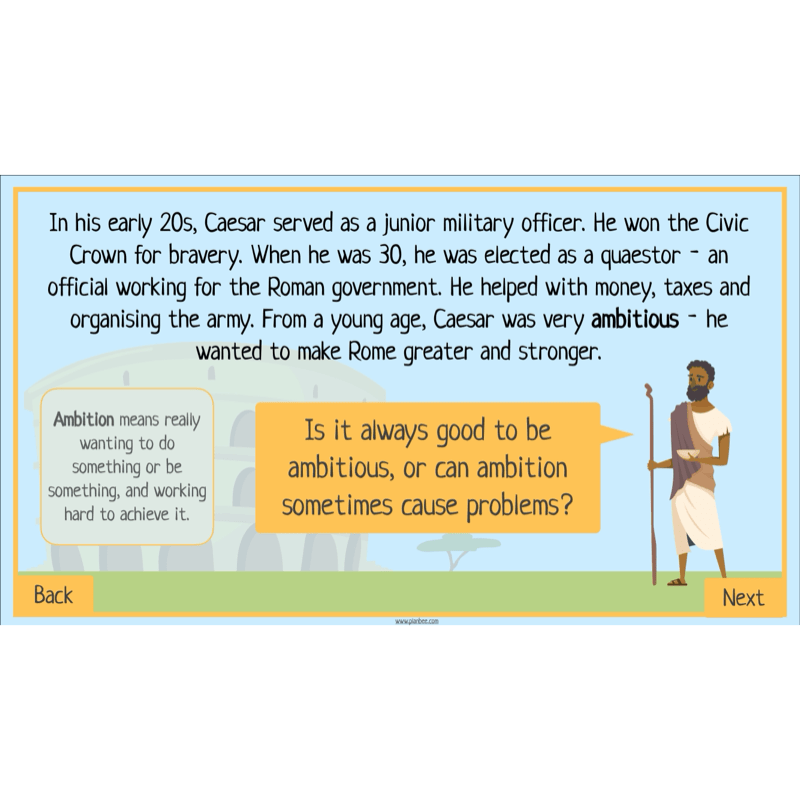 PlanBee The Romans KS2 Topic Enrichment Lesson Pack