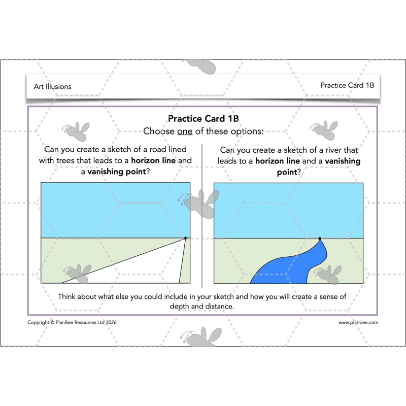 PlanBee Art Illusions | KS2 Art lessons
