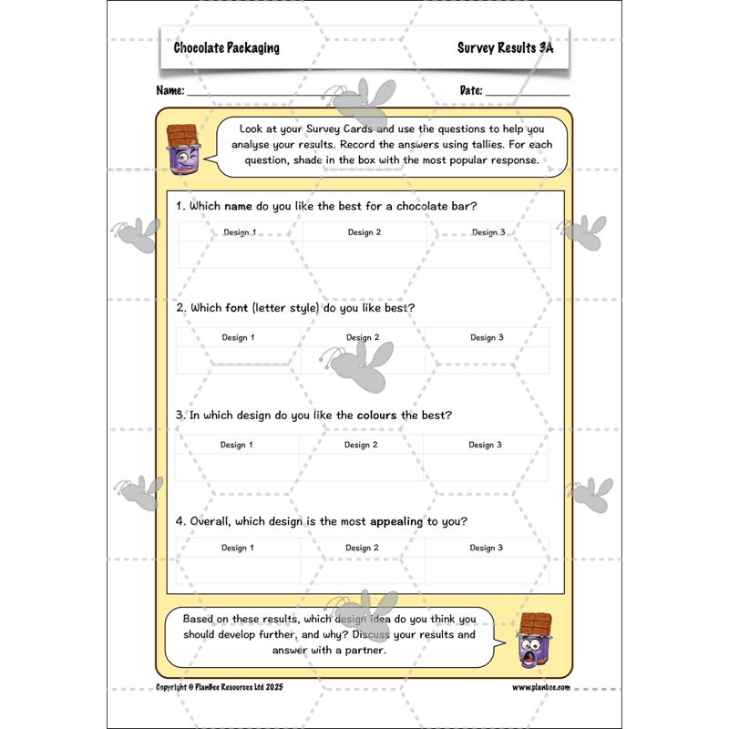 PlanBee Chocolate Packaging | KS2 DT lessons