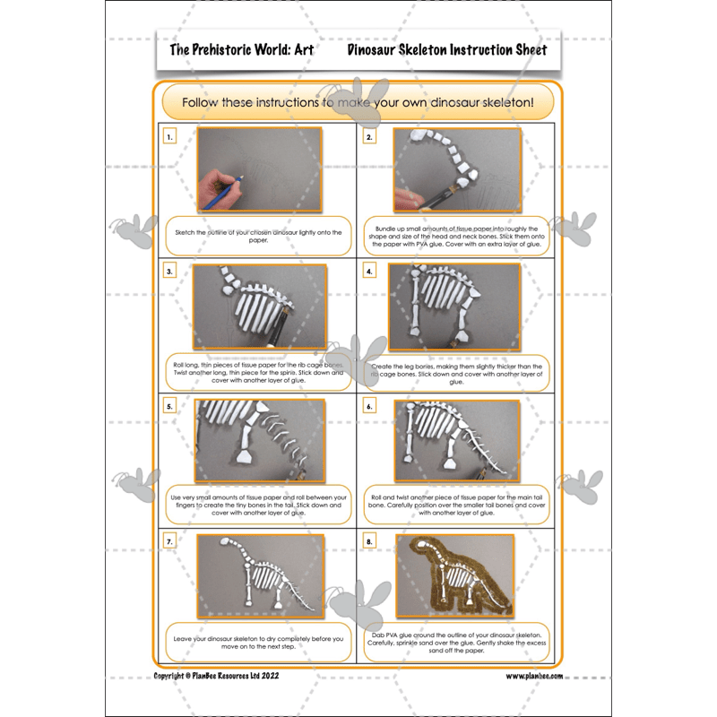PlanBee Dinosaurs Topic KS2 Enrichment Lesson Pack