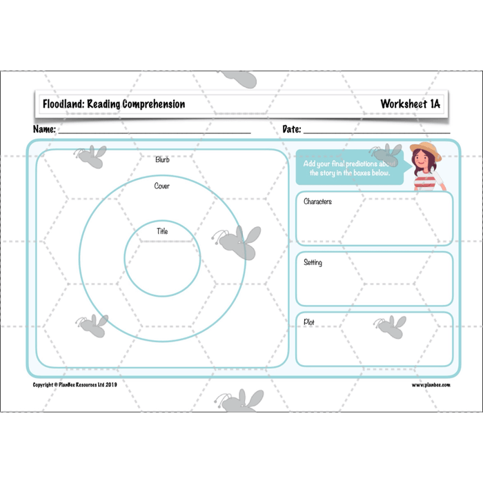 PlanBee Floodland: Reading Comprehension KS2 | Year 6 English Pack