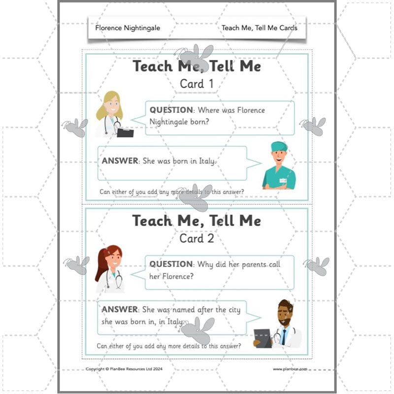 PlanBee Florence Nightingale KS1 Lesson Pack by PlanBee