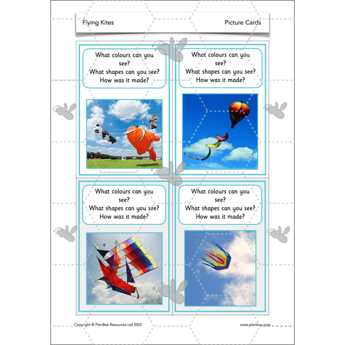 PlanBee Flying Kites KS1 DT Lesson Pack
