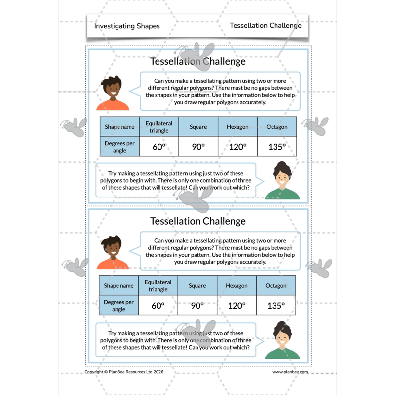 PlanBee Year 5 Shape KS2 Geometry Maths Lessons by PlanBee