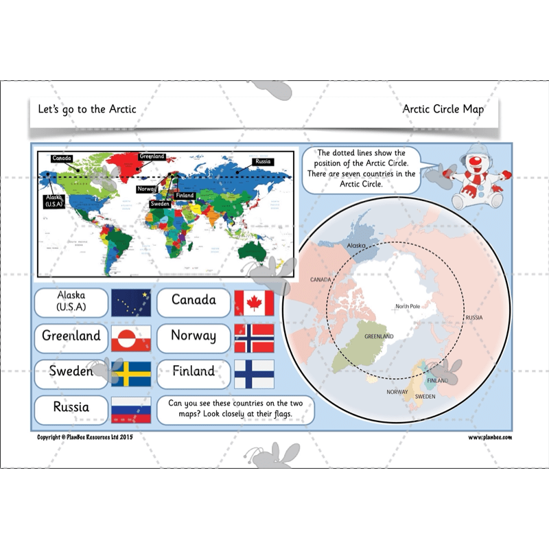 PlanBee Let's go to the Arctic KS1 Geography Lessons and Resources