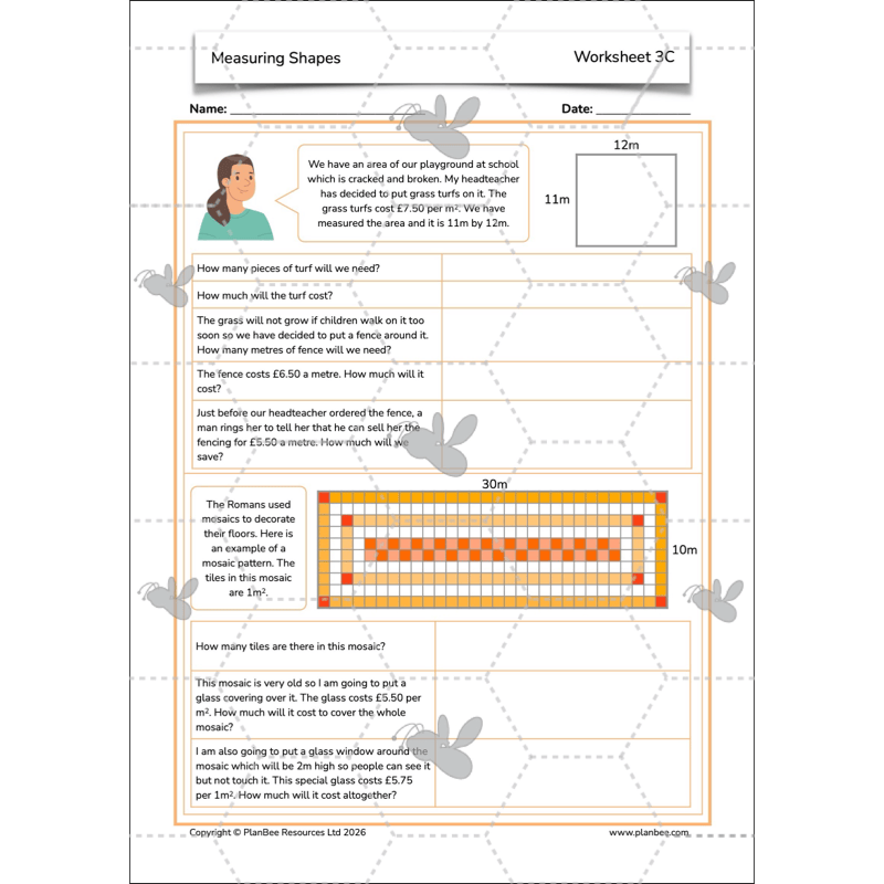 PlanBee Measuring Shapes Year 5 Maths Planning by PlanBee