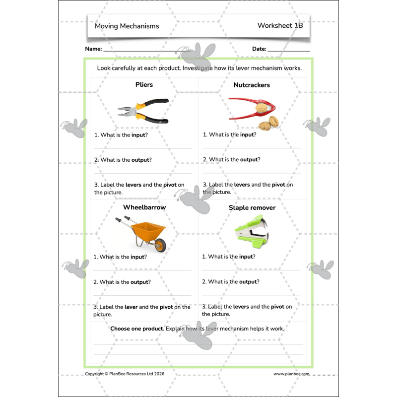 PlanBee Moving Mechanisms