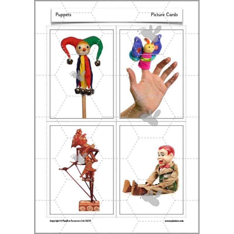 PlanBee Puppets KS1 DT Lesson Planning Pack for Year 2 by PlanBee