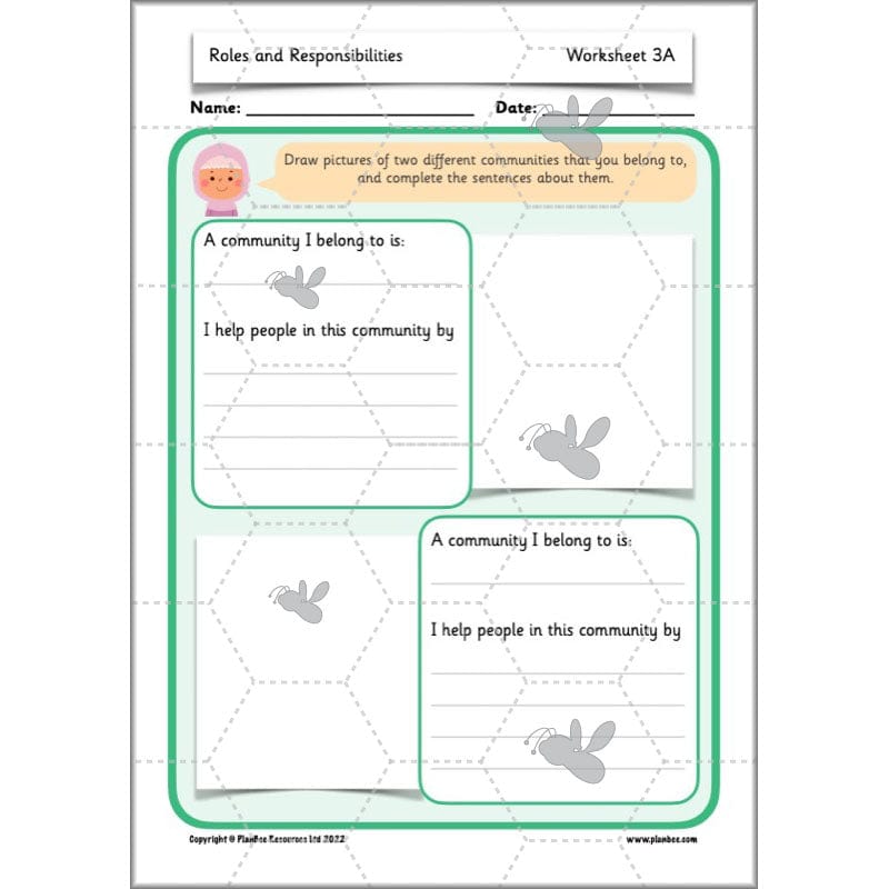 PlanBee Roles and Responsibilities | KS1 PSHE 