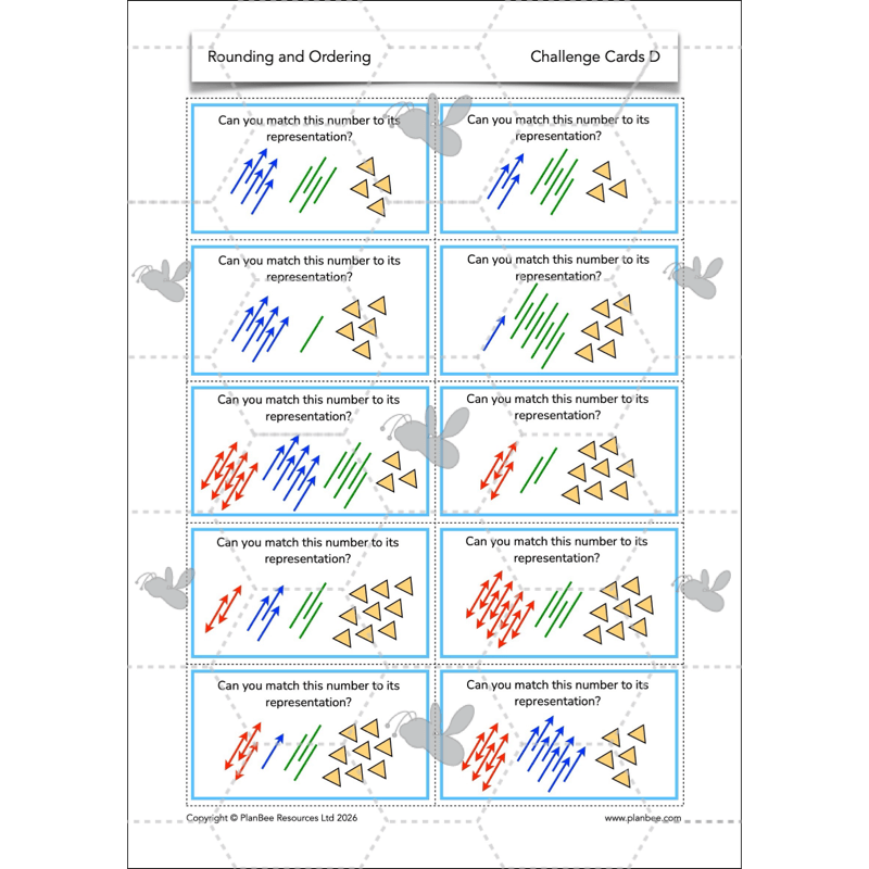 PlanBee Rounding and Ordering Numbers Year 4 Place Value by PlanBee
