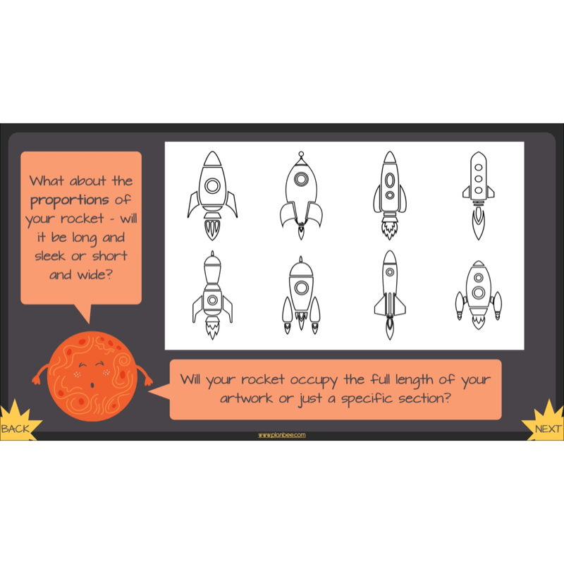 PlanBee Space Art KS2 | Year 5/6 Lessons