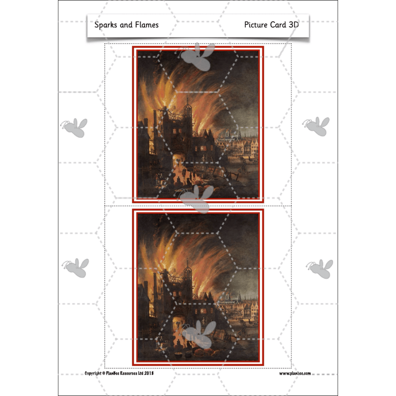 PlanBee Great Fire of London Art Ideas | PlanBee KS1 Art Lesson