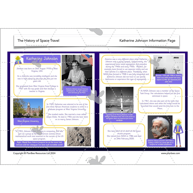 PlanBee The History of Space Travel KS1 Lesson Plans & Resources