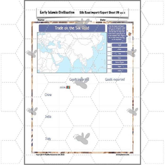 PlanBee The Silk Road KS2 Geography lessons | PlanBee