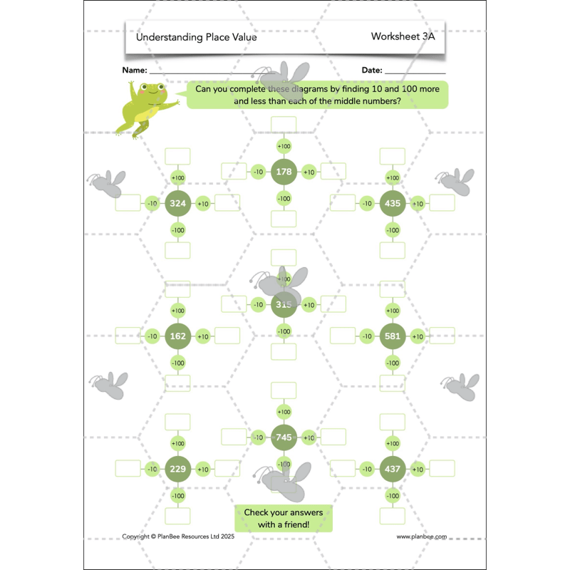 PlanBee Understanding Place Value Year 3 Maths Lessons by PlanBee