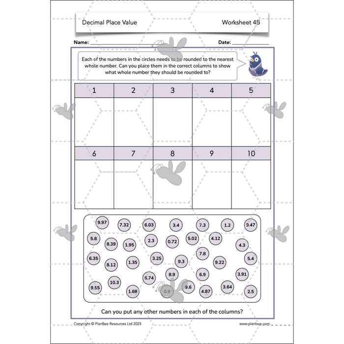 PlanBee Year 6 Decimal Place Value Maths Lessons by PlanBee