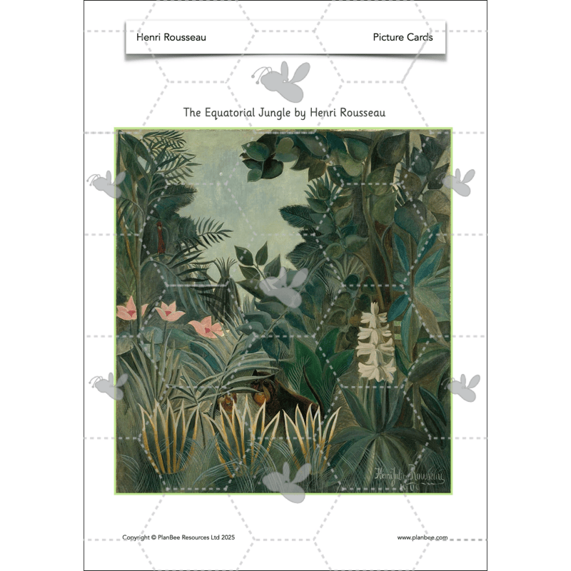 PlanBee Henri Rousseau KS1 Art Lessons