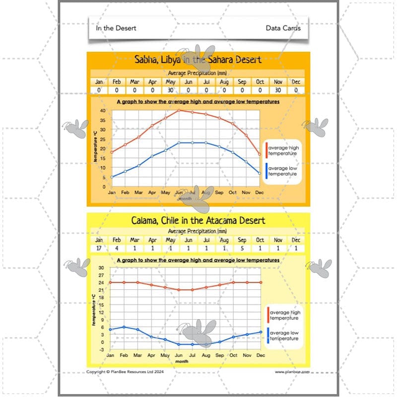 PlanBee In the Desert: Desert Habitat KS2 Geography by PlanBee