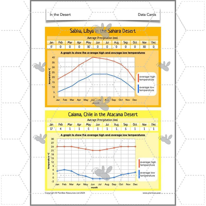 PlanBee In the Desert: Desert Habitat KS2 Geography by PlanBee