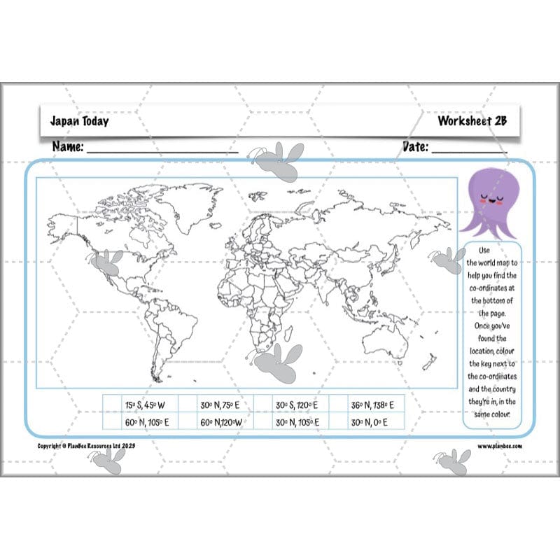 PlanBee Japan KS2 Year 5 & Year 6 Geography Lessons by PlanBee