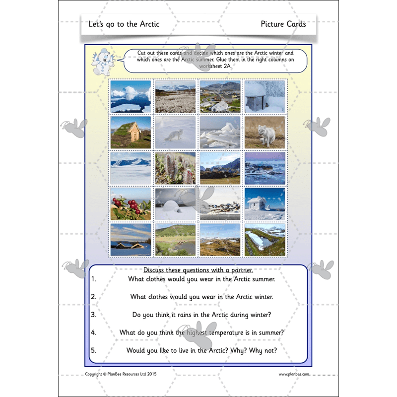 PlanBee Let's go to the Arctic KS1 Geography Lessons and Resources