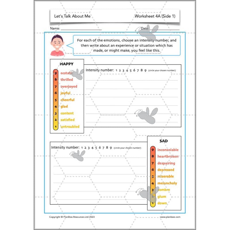 PlanBee Let's Talk About Me | Year 3 PSHE Lessons