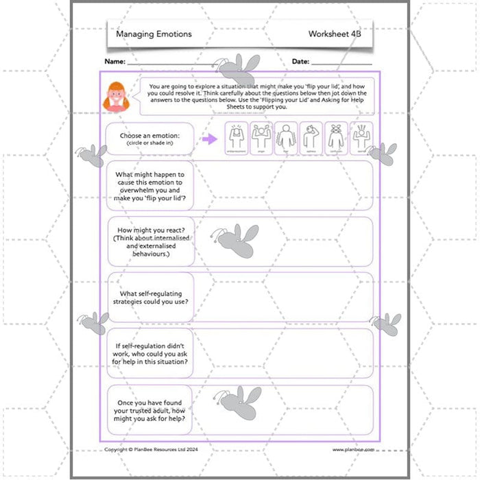 PlanBee Managing Emotions KS2 PSHE lessons | PlanBee