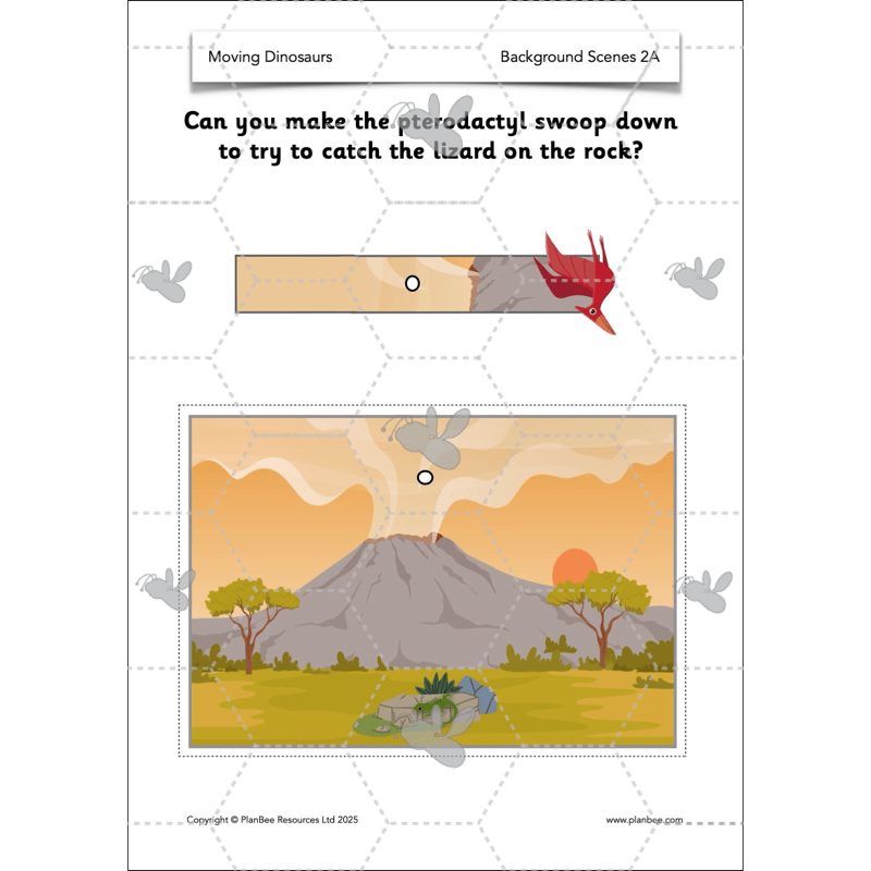 PlanBee Moving Dinosaurs KS1 | DT lessons