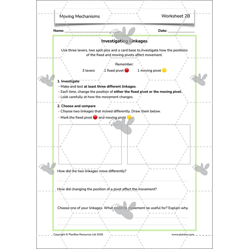 PlanBee Moving Mechanisms
