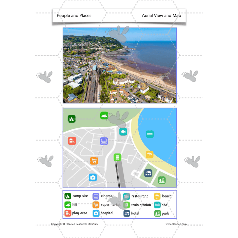 PlanBee People and Places | KS1 Geography Lessons