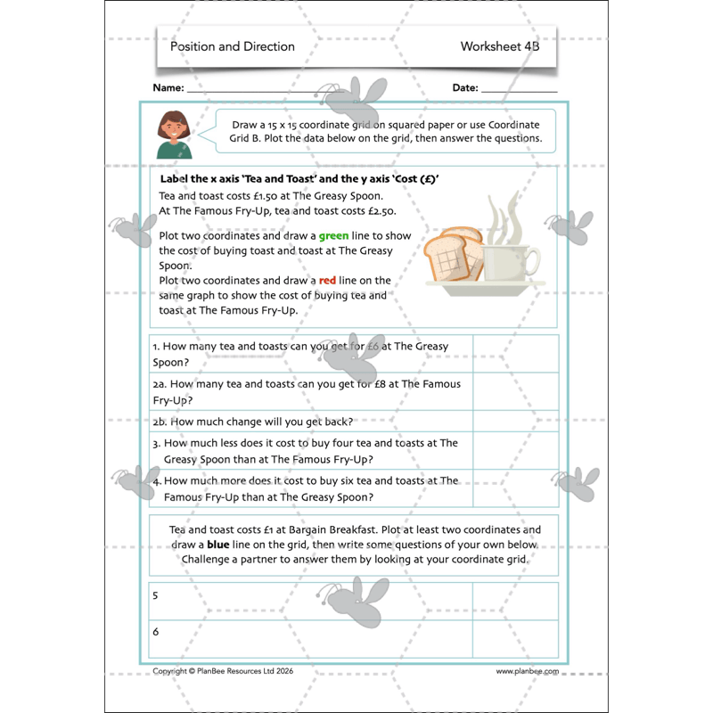 PlanBee Position and Direction Year 4 Maths Lessons | PlanBee