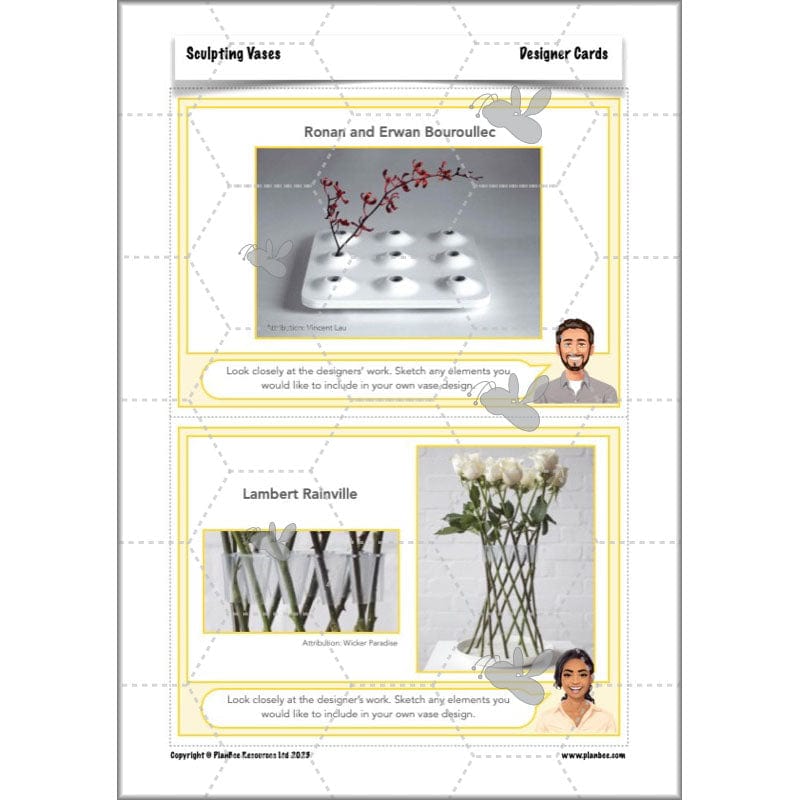 PlanBee Sculpting Vases - Sculpture Art Lessons for KS2 | Year 5 & Year 6
