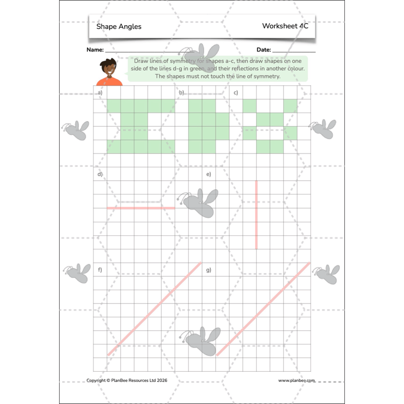 PlanBee Shape Angles Year 4 Shape Properties Lessons by PlanBee