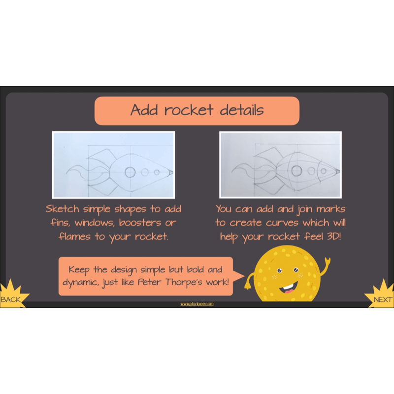 PlanBee Space Art KS2 | Year 5/6 Lessons