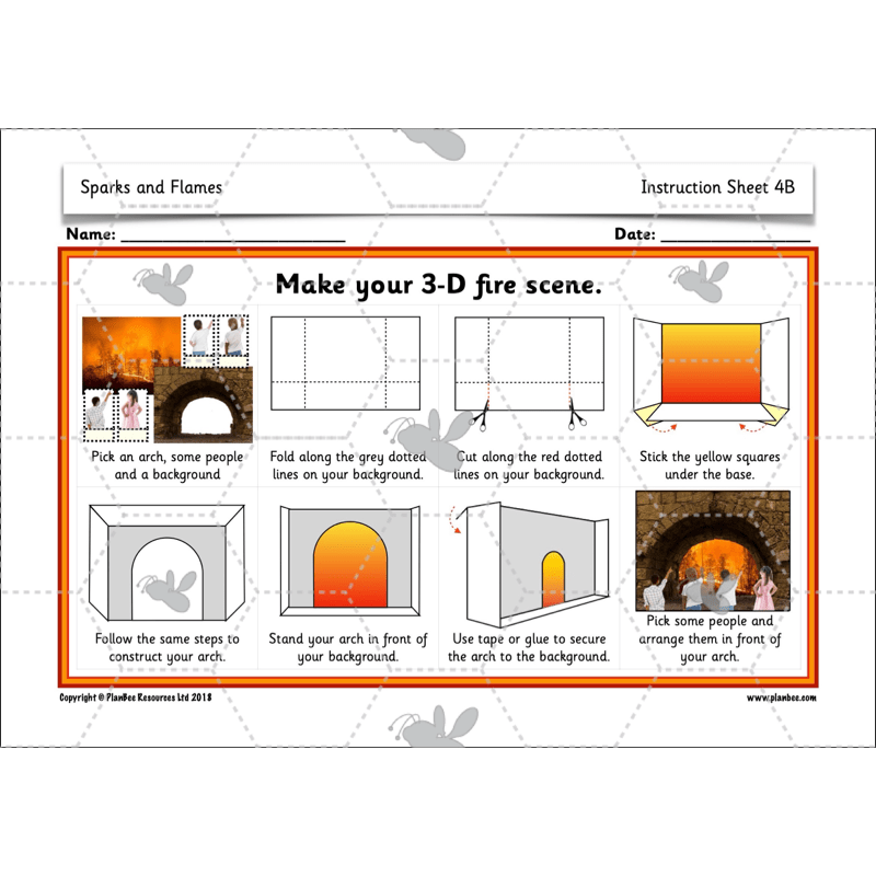 PlanBee Great Fire of London Art Ideas | PlanBee KS1 Art Lesson