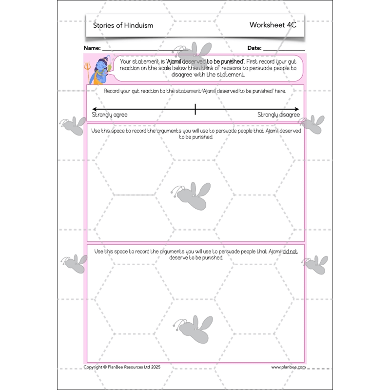 PlanBee Primary Resources Hinduism KS2 RE Lesson Pack | PlanBee