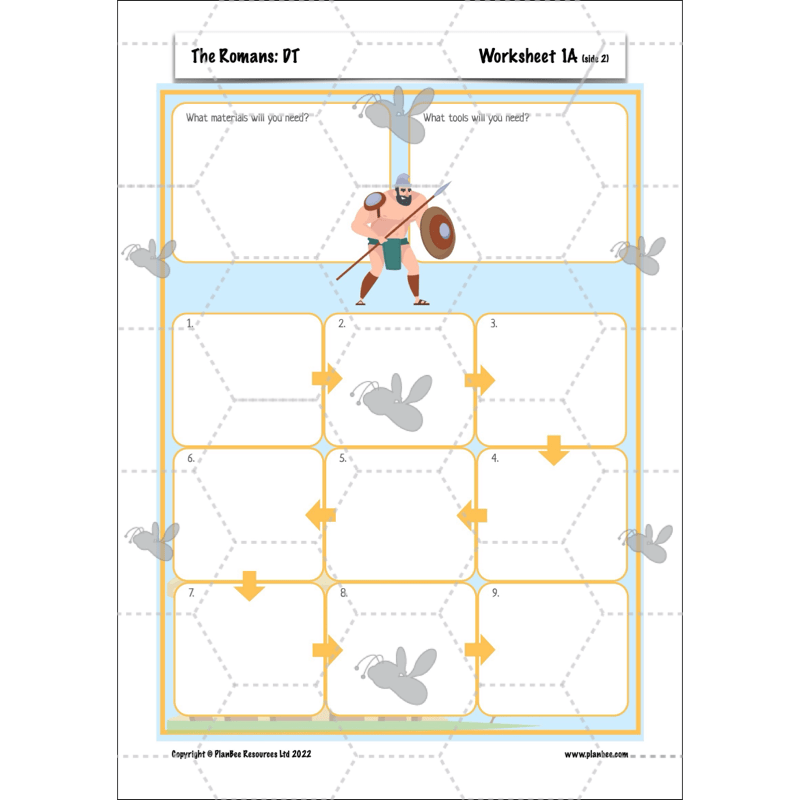PlanBee The Romans KS2 Topic Enrichment Lesson Pack