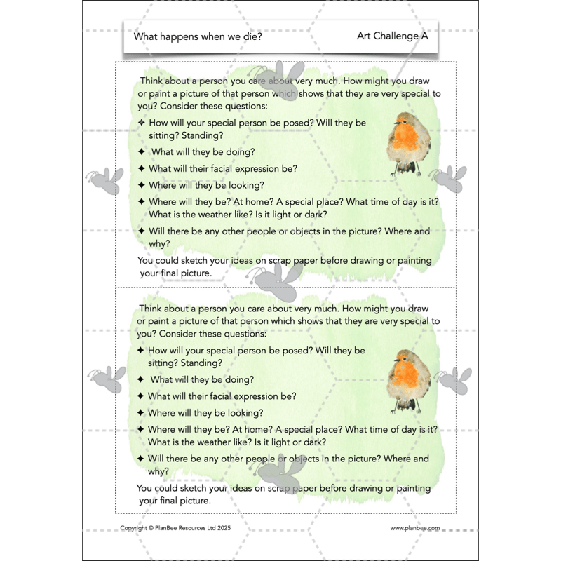 PlanBee What happens when we die? KS2 RE Lesson Plans