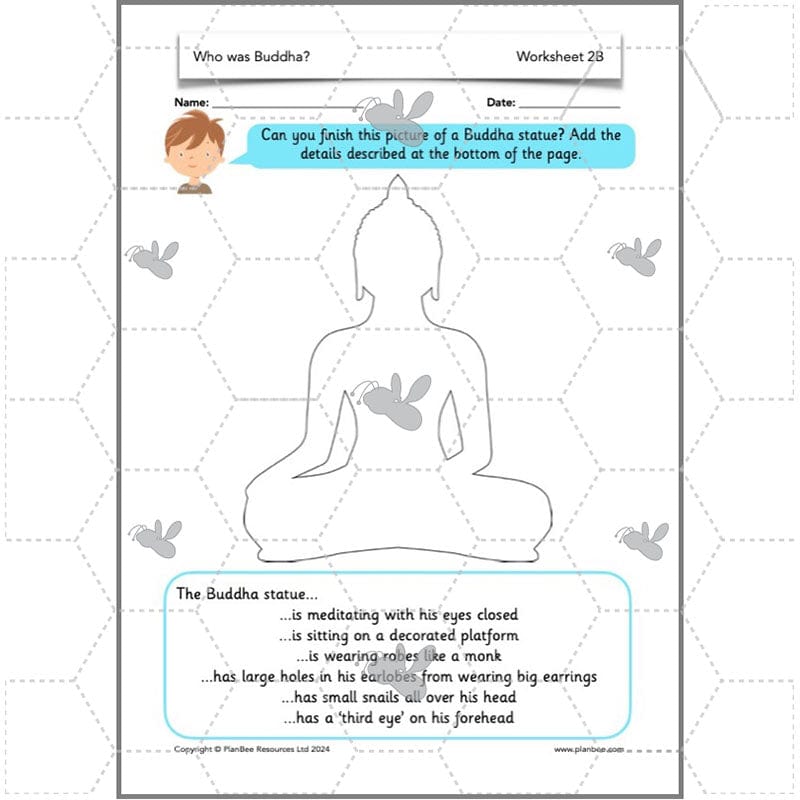 PlanBee Who was Buddha? Buddhism KS1 RE Lessons by PlanBee