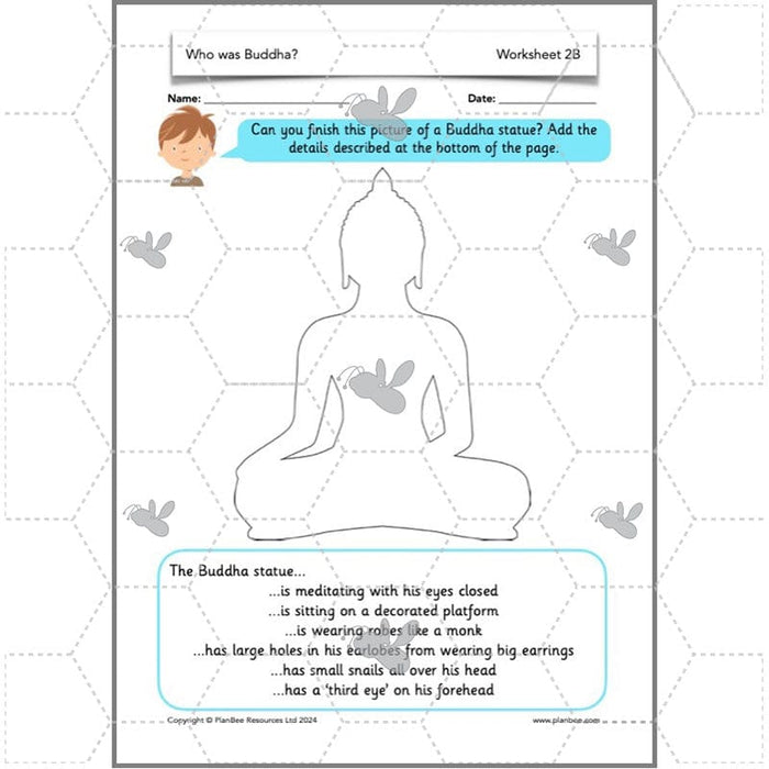 PlanBee Who was Buddha? Buddhism KS1 RE Lessons by PlanBee