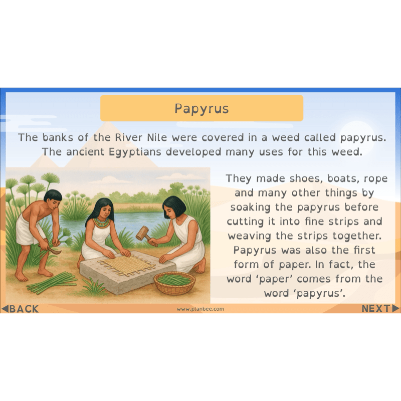 PlanBee Who were the Ancient Egyptians? KS2 History Lesson Pack