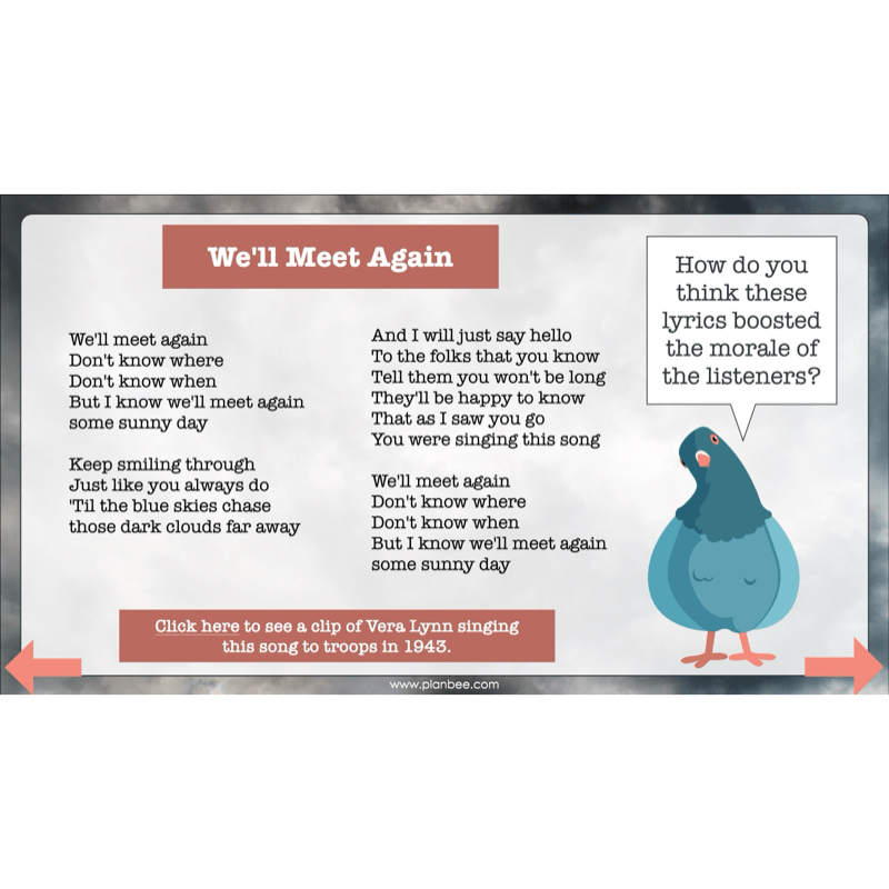 PlanBee World War 2 (UKS2) Topic Enrichment Lesson Pack